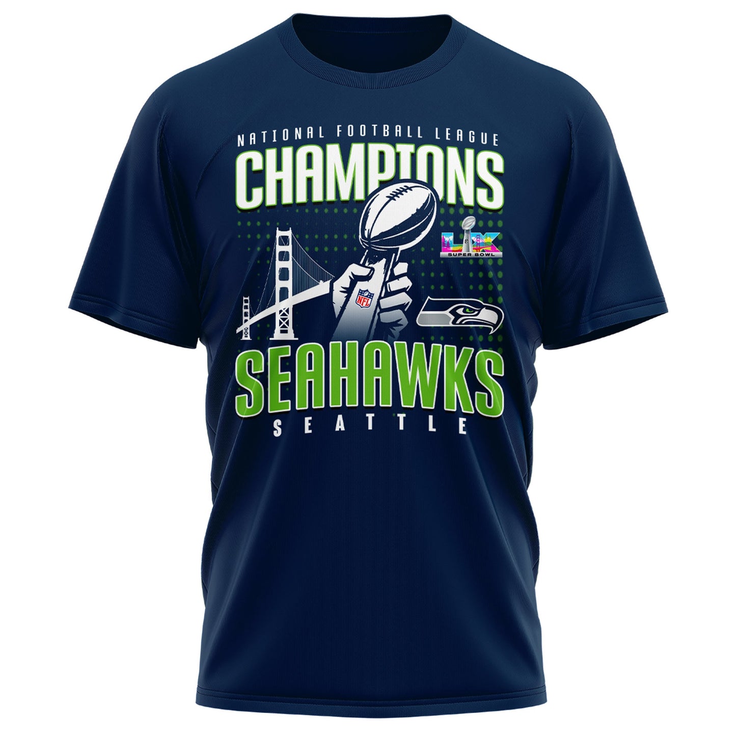 Seattle Seahawks Super Bowl LX Champions Limited Edition T.shirt