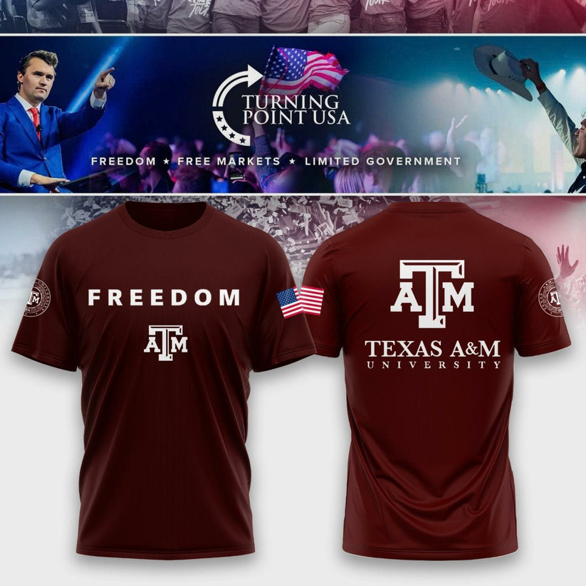 Texas A&M Campus Freedom Red T-Shirt