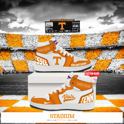 "FREE SHIPPING" - Tennessee Volunteers Customized Custom Name Shoes