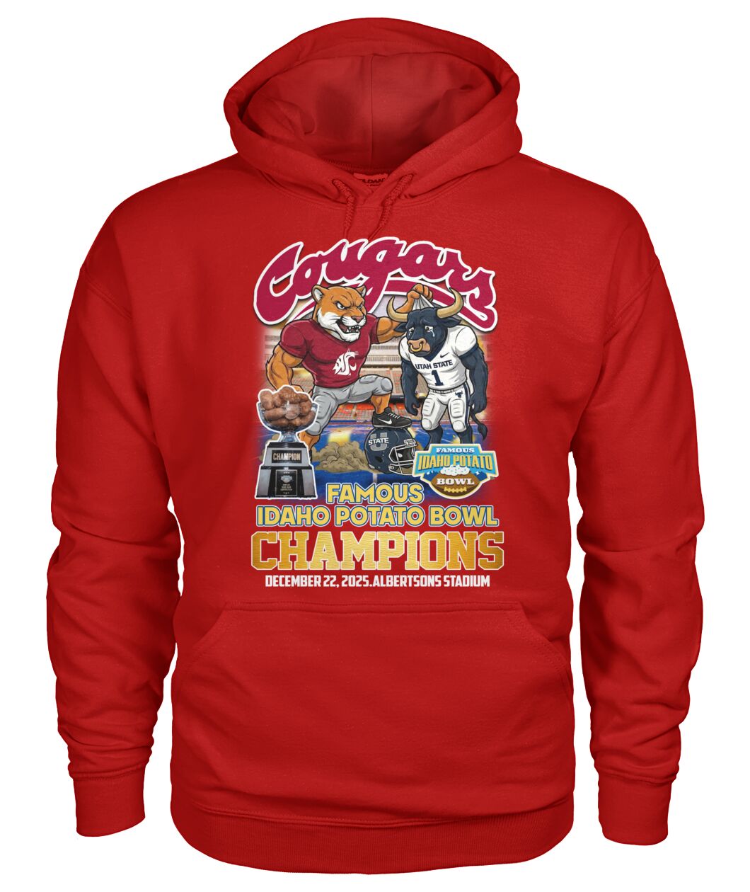 2025 Famous Idaho Potato Bowl Champion Hoodie