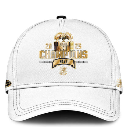 Navy Midshipmen – Back-to-Back CIC Trophy Champions 2025 Combo Hoodie
