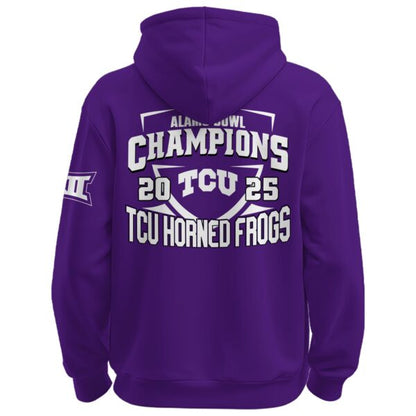 TCU 2025 Alamo Bowl Champions Hoodie Limited Edition