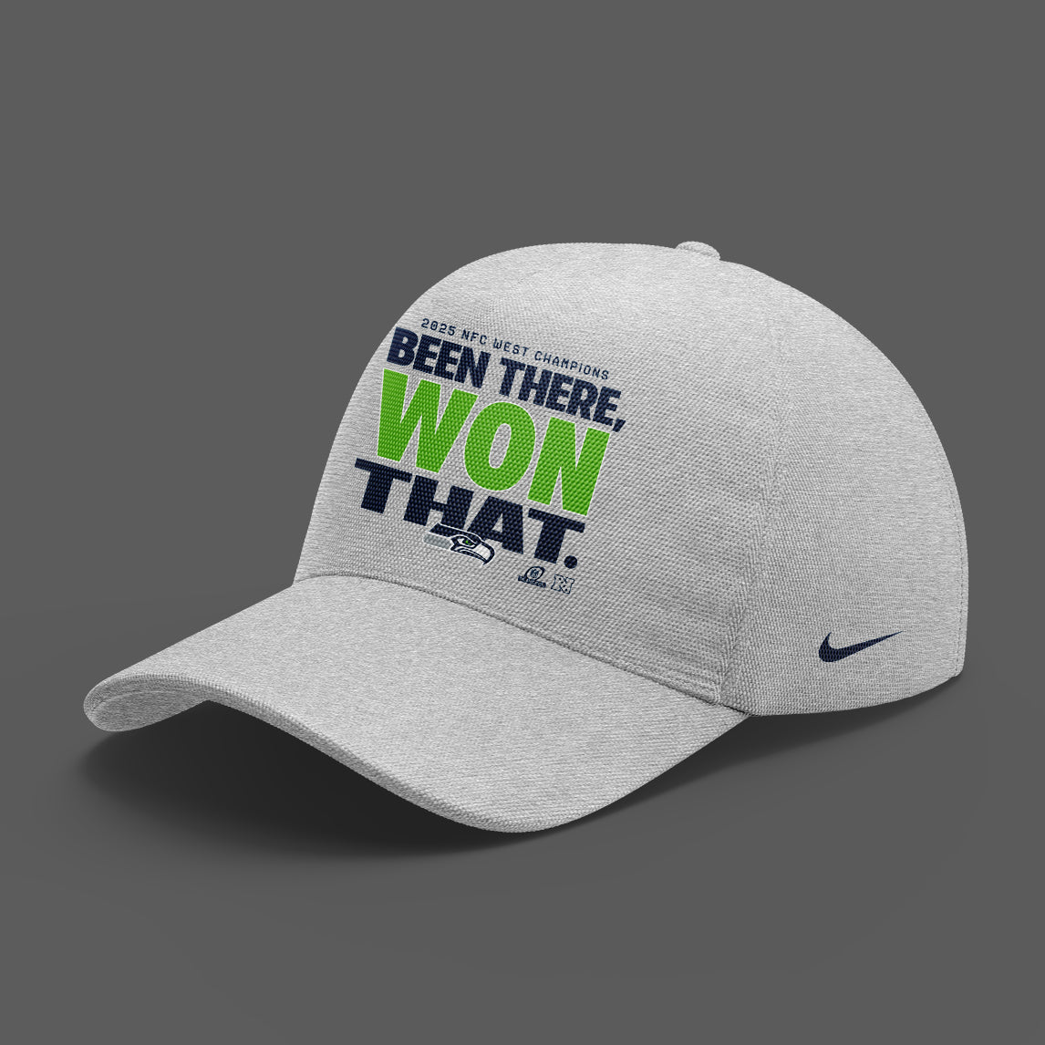 Seattle Seahawks 2025 NFC West Division Champions "Been There Won That" T-Shirt
