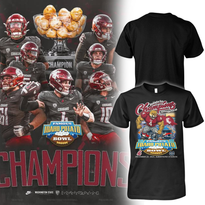 2025 Famous Idaho Potato Bowl Champion T-Shirt