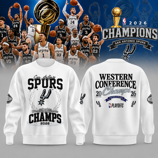 _2026 Spurs NBA Champions Edition Sweatshirt