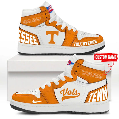 "FREE SHIPPING" - Tennessee Volunteers Customized Custom Name Shoes