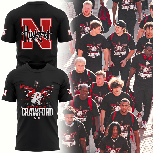Exclusive Version Nebraska Football x Crawford Tshirt 2025