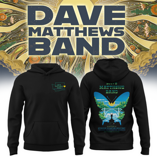 Dave Matthews Band George WA 2026 Gig Poster Live At The Gorge On September 4 5 6 2026 Hoodie