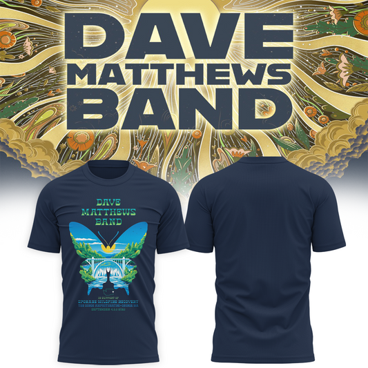 Dave Matthews Band George WA 2026 Gig Poster Live At The Gorge On September 4 5 6 2026 T shirt