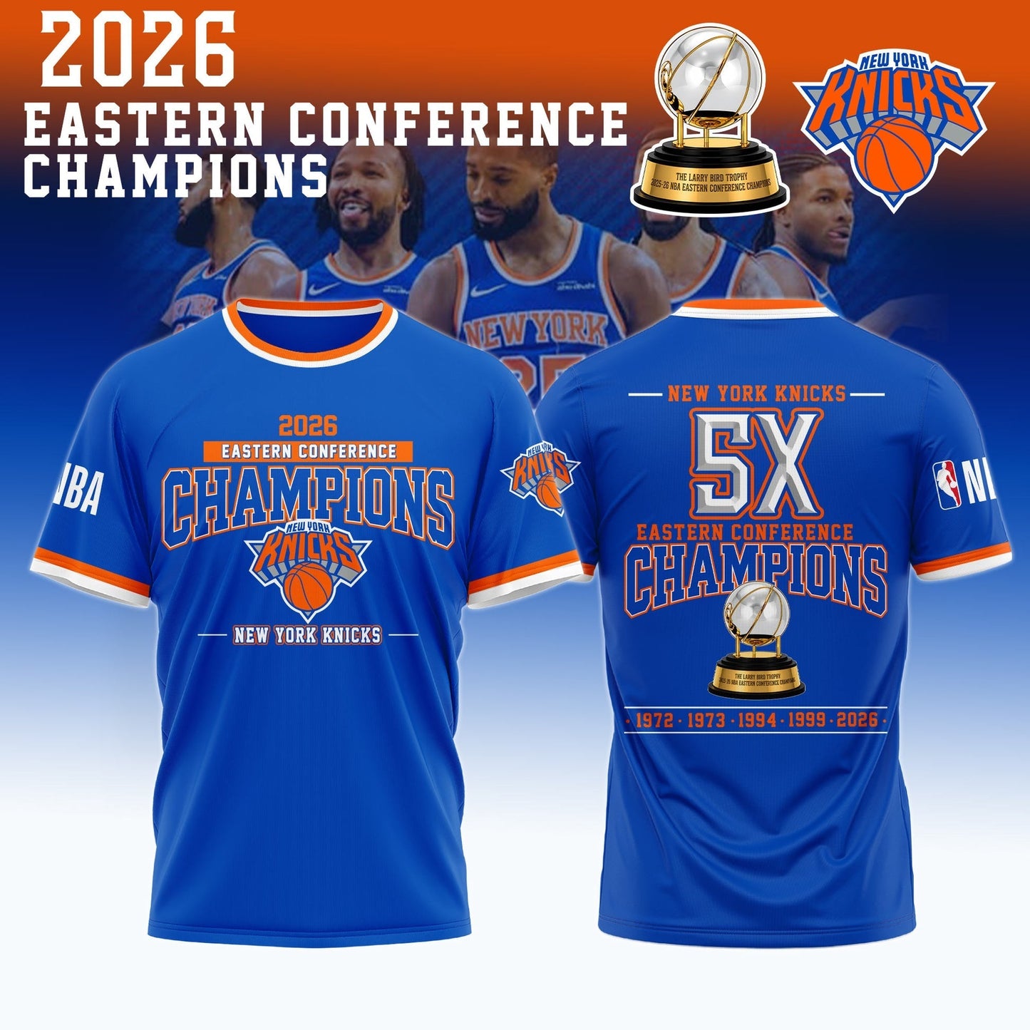 New York Knicks 2026 Eastern Conference Champions T-shirt