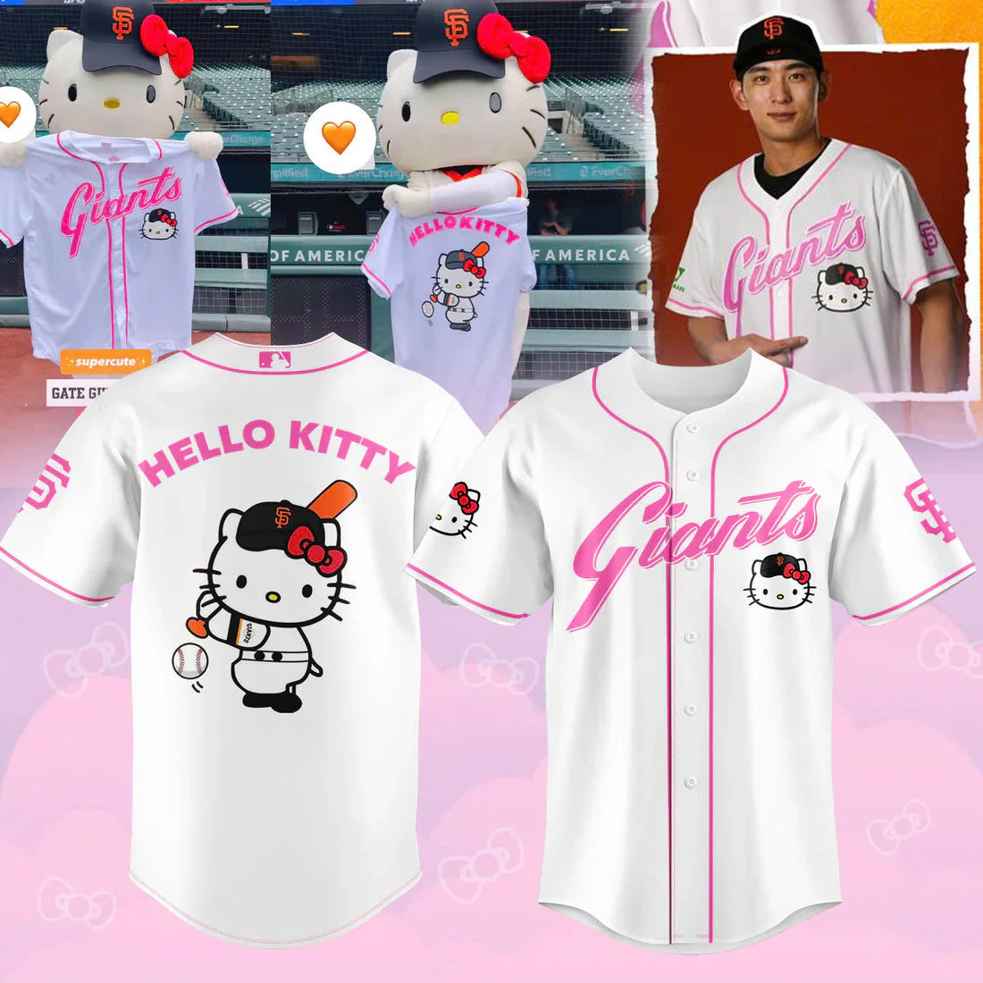 New Hello Kitty Night x Giant 2025 Jersey