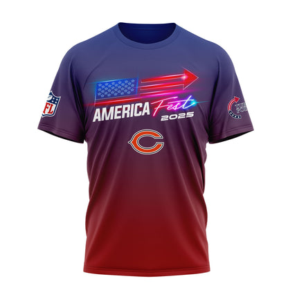 Chicago Bears | Premium American Fest 2025 3D Shirt TD