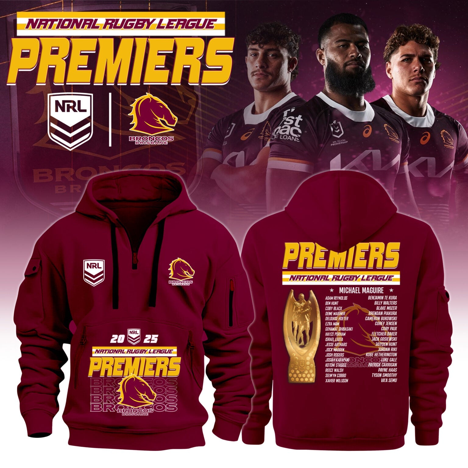 Limited Edition B.Broncos Pocket Hoodie