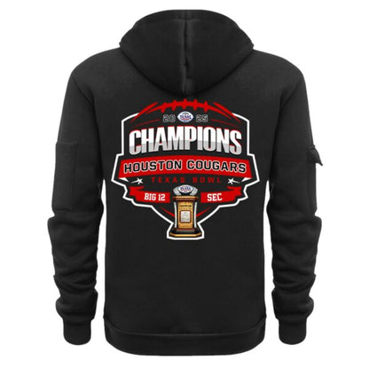 Houston Cougars – Texas Bowl Champions Champions 1/4 zip Hoodie