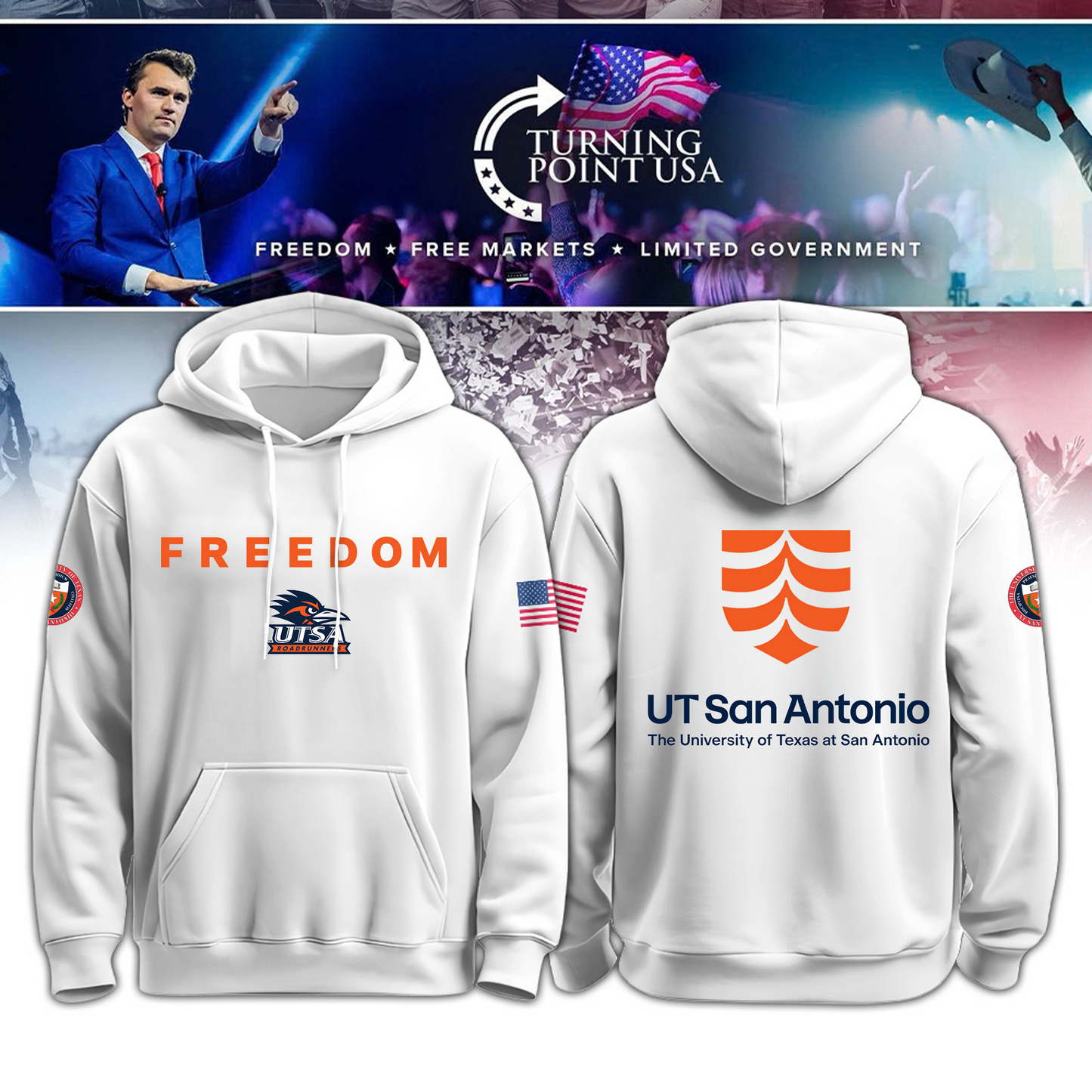 Limited Edition University Of Texas - San Antonio Freedom Hoodie