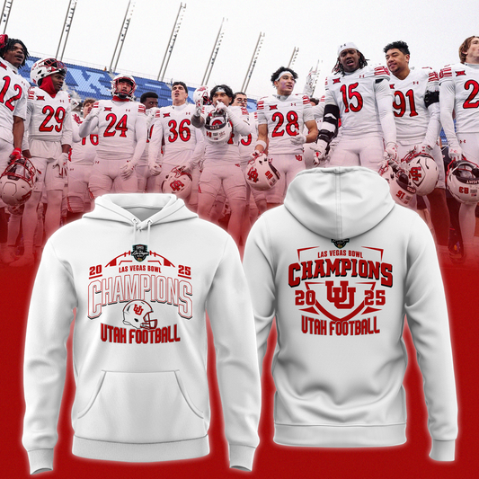 Utah Utes - LAS VEGAS BOWL Champion Hoodie