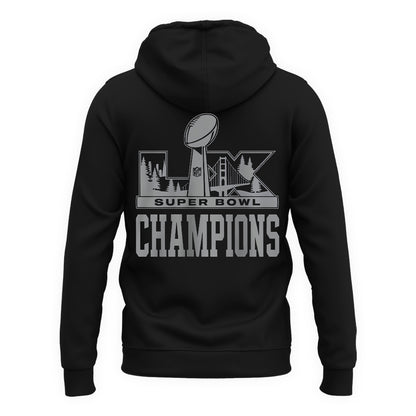 Seattle Seahawks Super Bowl LX Champions Hoodie