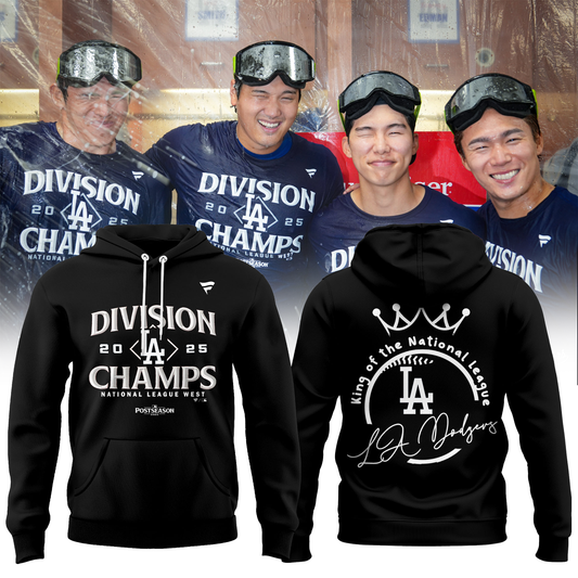 Los Angeles Dodgers 2025 NL West Division Champions Hoodie