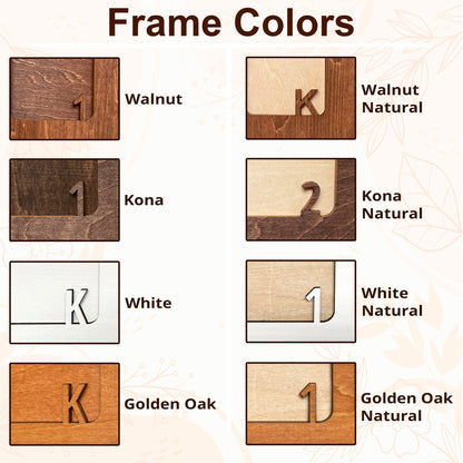 School Picture Frame PreK-12, School Years Photo Frame, Personalized Grade School Photo Frame, Senior Picture Gift