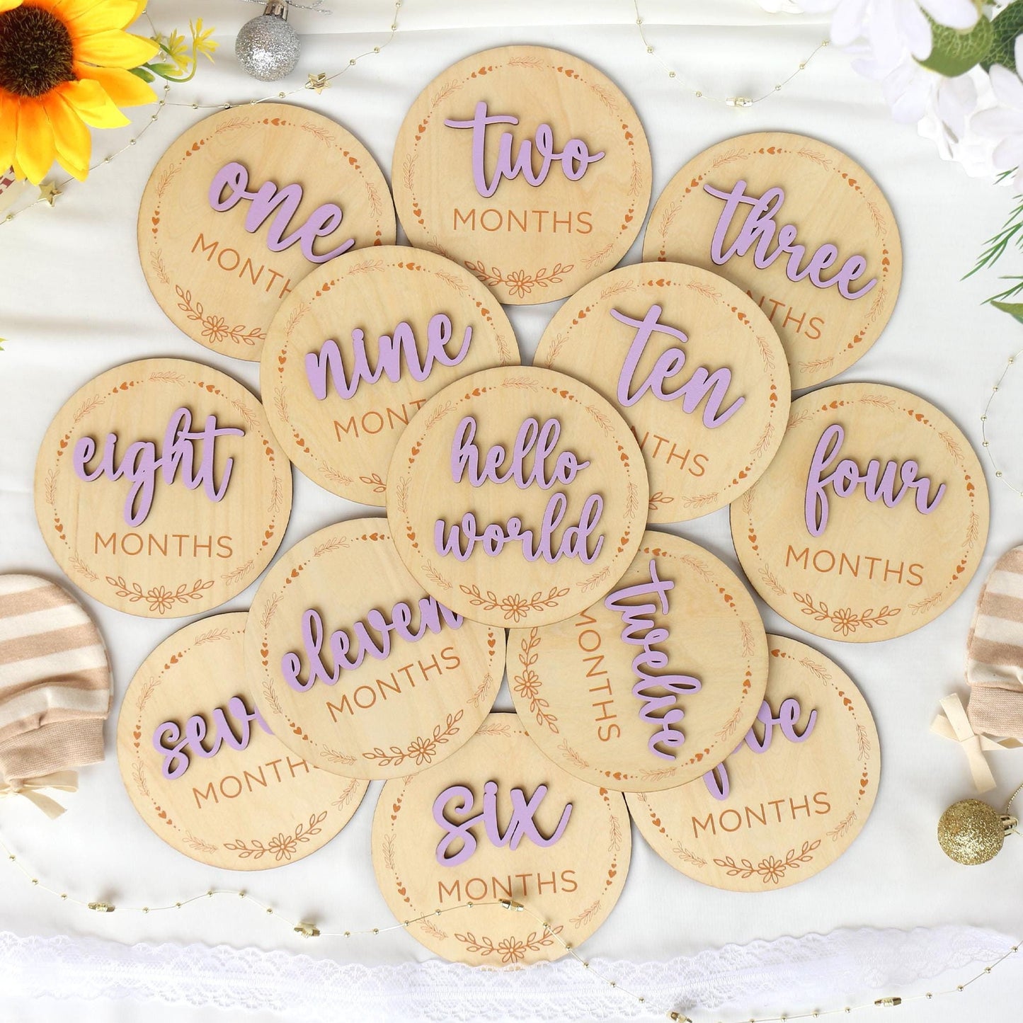 Baby Milestone Cards Personalized Monthly Milestone Baby Name Sign Baby Announcement Sign Baby Month Photo Signs Baby Gift Baby Shower Gift