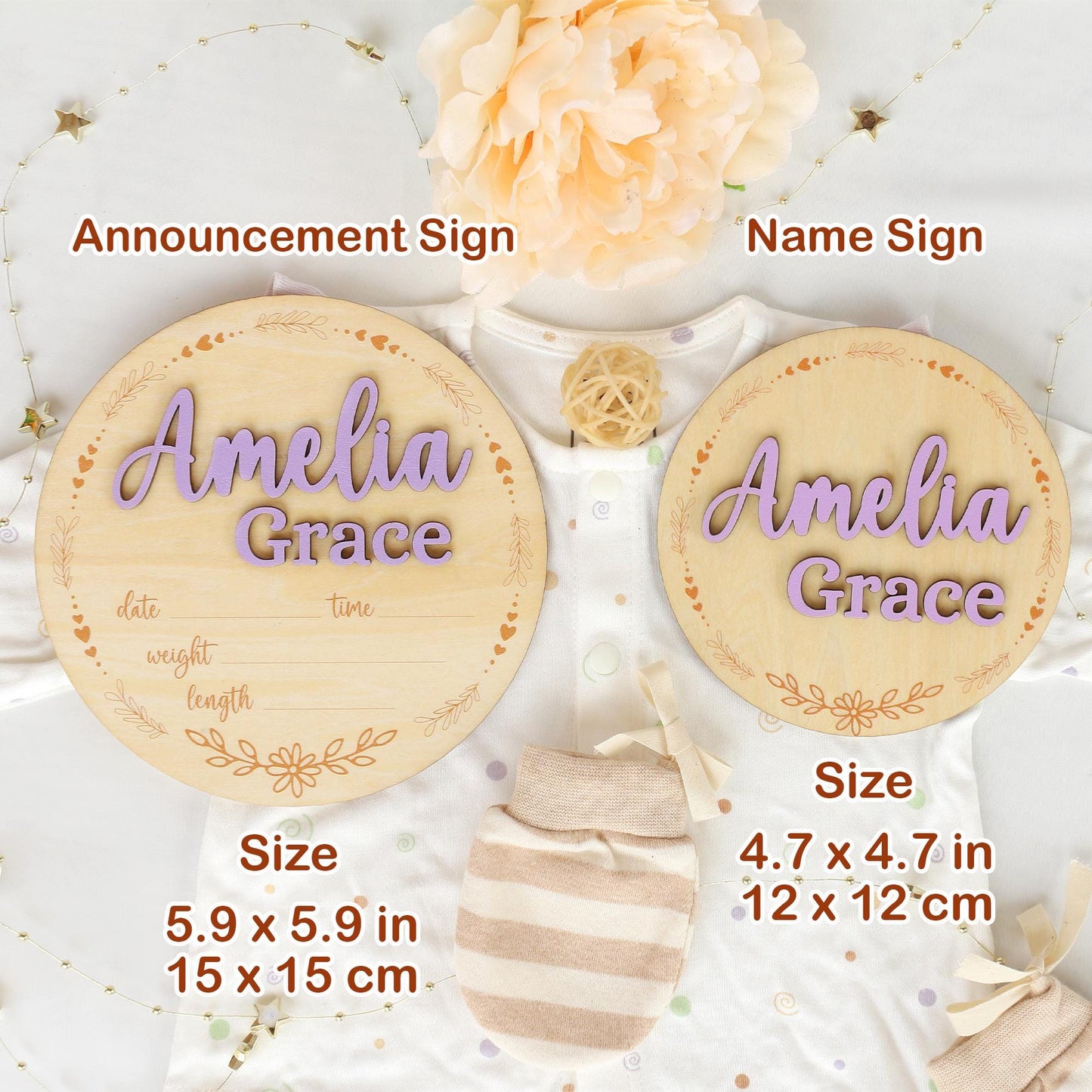 Baby Milestone Cards Personalized Monthly Milestone Baby Name Sign Baby Announcement Sign Baby Month Photo Signs Baby Gift Baby Shower Gift