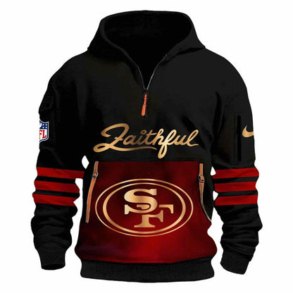 San Francisco 49ers Unveil Rivalry Uniform Hoodie 2025 Black