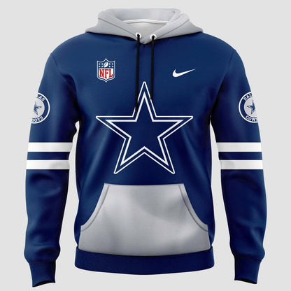 Dallas Cowboys New 2025-2026 Hoodie-Blue