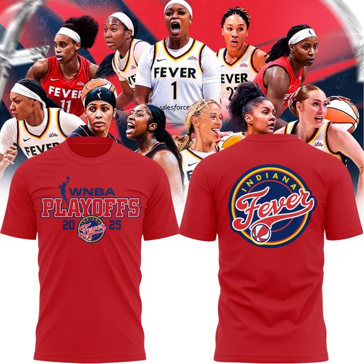 Limited Edition Play Offs Indiana Fever Tshirt 2025 V3