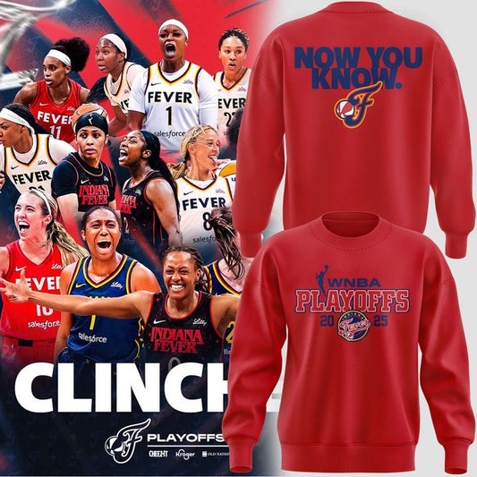 Limited Edition Play Offs Indiana Fever Sweatshirt 2025 V1