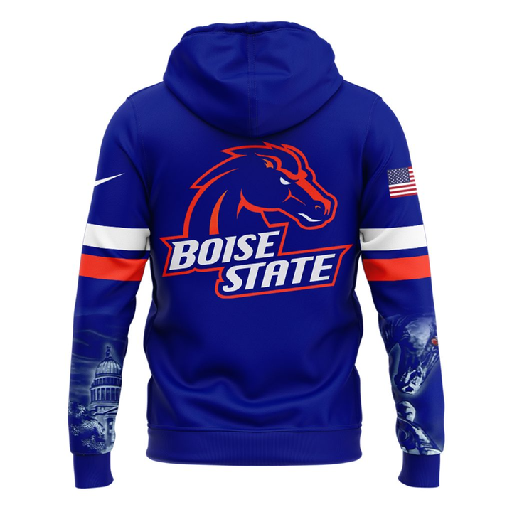 H06 - "The Blue and the State of Idaho" - Boise State Broncos Football - Special Edition 2025 Hoodie