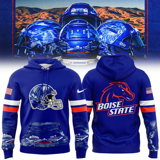 H06 - "The Blue and the State of Idaho" - Boise State Broncos Football - Special Edition 2025 Hoodie