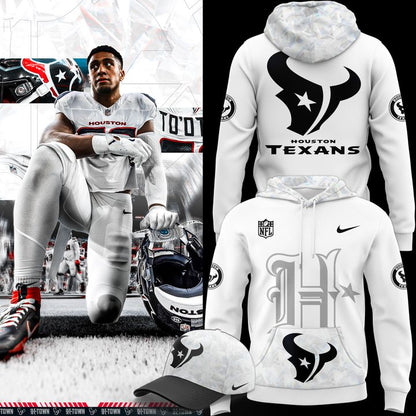Limited edition Houston Texans Icy White Hoodie