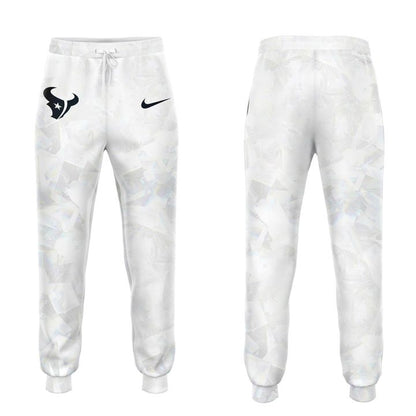 Houston Texans 2025-2026 Icy white Hoodie V3 (Pattern)