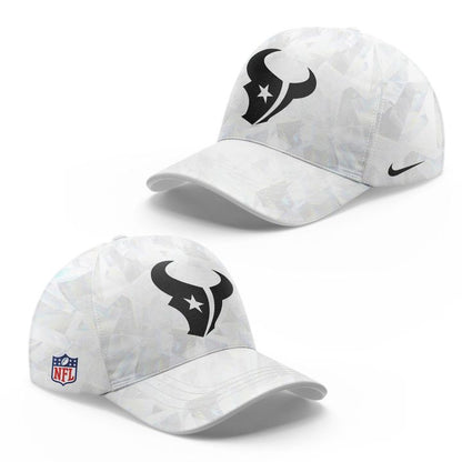 Houston Texans 2025-2026 Icy white Hoodie V3 (Pattern)