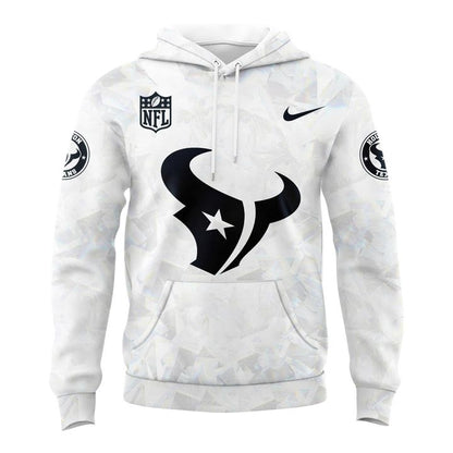 Houston Texans 2025-2026 Icy white Hoodie V2 (Pattern)