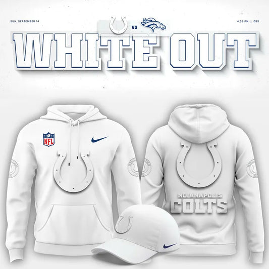 Indianapolis Colts "White Out" Hoodie V2