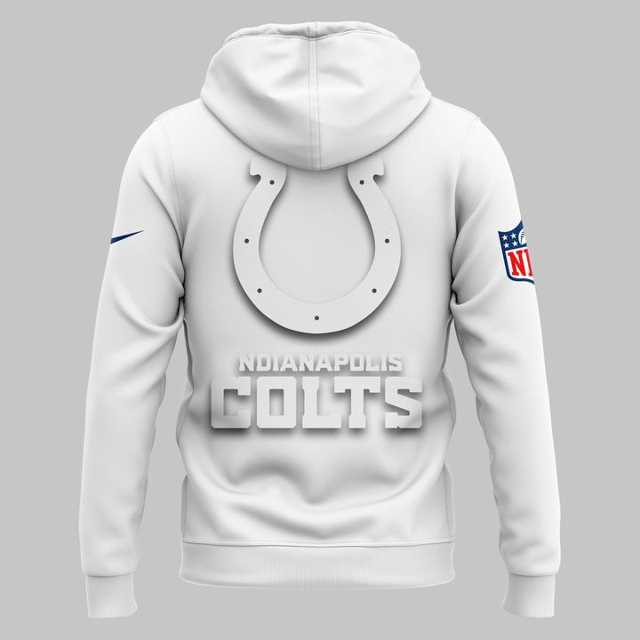 Indianapolis Colts "White Out" Zip Hoodie V1