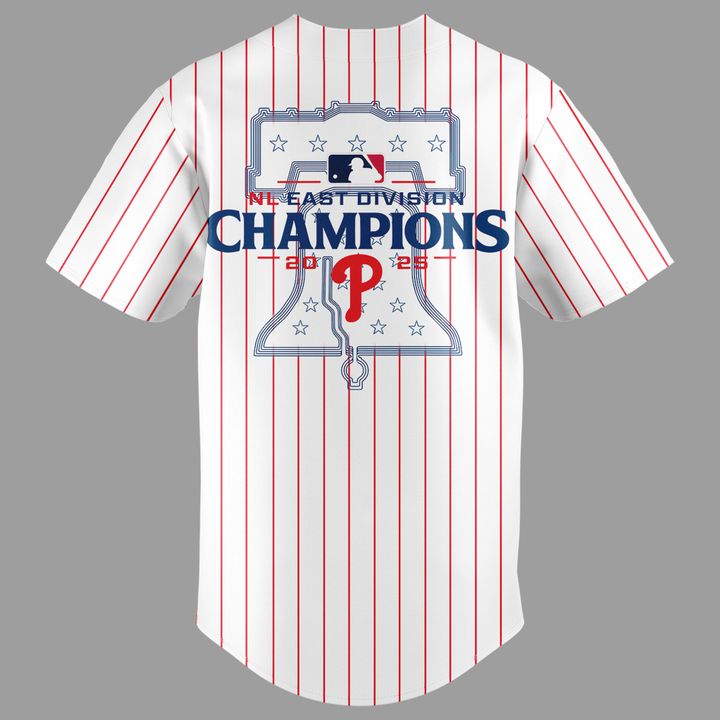 Limited Edition Philadelphia Phillies 2025 NL East Division Champions jersey