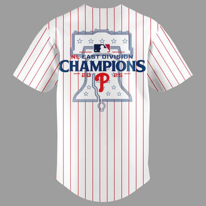 Limited Edition Philadelphia Phillies 2025 NL East Division Champions jersey