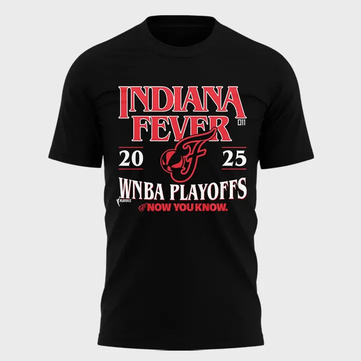 2025 Special Edition Indiana Fever Caitlin Clark Playoff T-Shirt