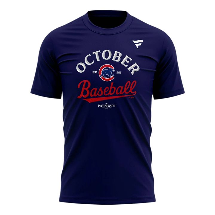 Special Edition October Baseball Post Season 2025 Chicago Cubs Tshirt