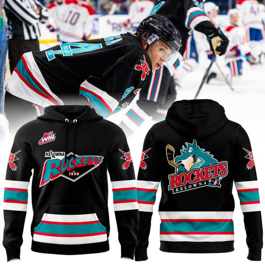 Kelowna Rockets 30th Anniversary 1995-2025 Hoodie