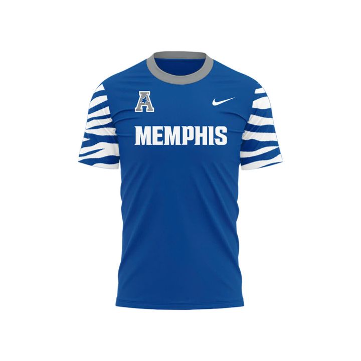 Royal Memphis Tigers Football Gameday T-Shirt - Special Edition