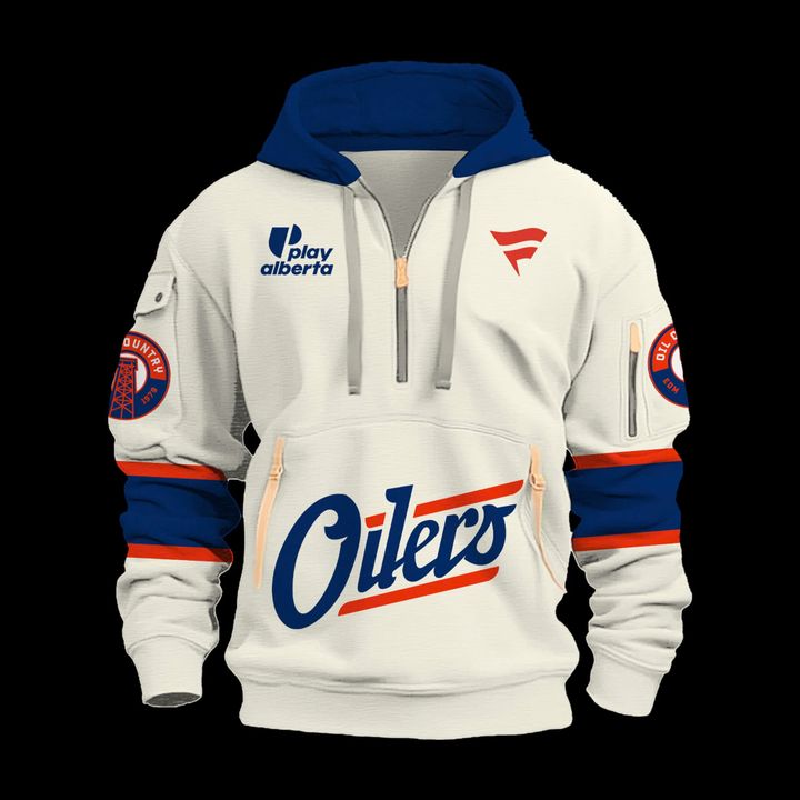 Fantatics Cream Edmonton Oilers Premium Hoodie
