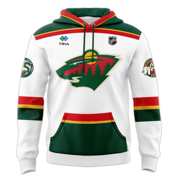 Limited Edition Minnesota Wild 25th anniversary jerseys 2025-26 Hoodie