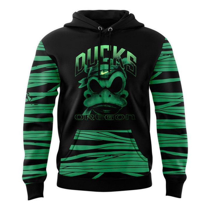 Limited Edition Oregon Football Green '' Mummy Duck'' Hoodie 2025