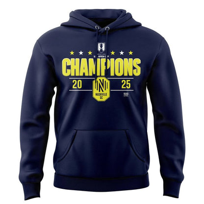 Nashville Soccer Champions Open Cup 2025 Hoodie (Navy)