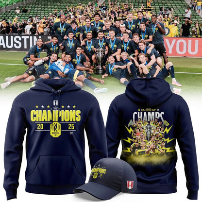 Nashville Soccer Champions Open Cup 2025 Hoodie (Navy)