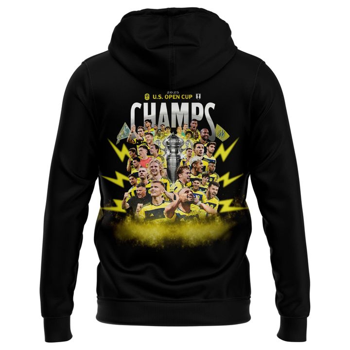Nashville Soccer Champions Open Cup 2025 Hoodie (Black)