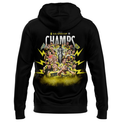 Nashville Soccer Champions Open Cup 2025 Hoodie (Black)